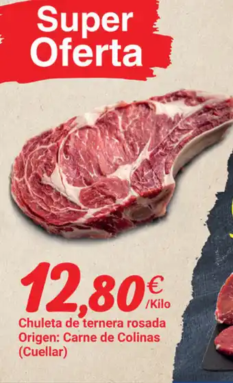 Supermercados Plaza Chuleta de ternera rosada oferta