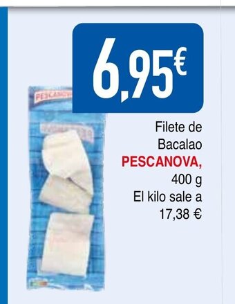 Minymas Filete de Bacalao Pescanova oferta