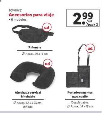Lidl Accesorios Para Viaje oferta