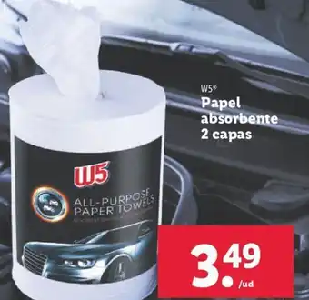 Lidl W5 Papel Absorbente 2 Capas oferta