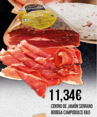 Claudio Centro de Jamón Serrano Bodega Campodulce Kilo oferta