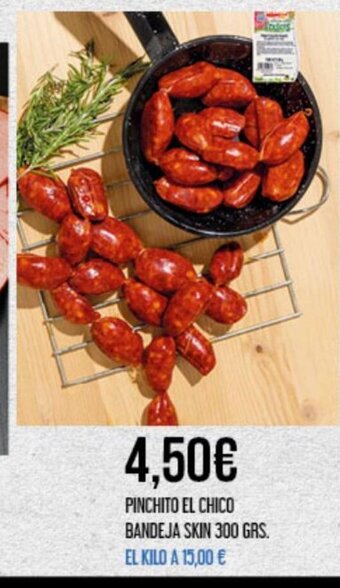 Claudio Pinchito el Chico Bandeja Skin 300 grs oferta