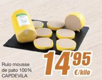 SPAR Rulo Mousse de Pato 100% Capdevila oferta
