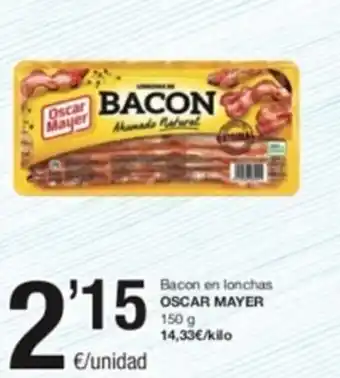 SPAR Bacon en Lonchas Oscar Mayer oferta