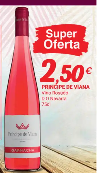 Supermercados Plaza Principe De Viana Vino Rosado D.O Navarra 75cl oferta