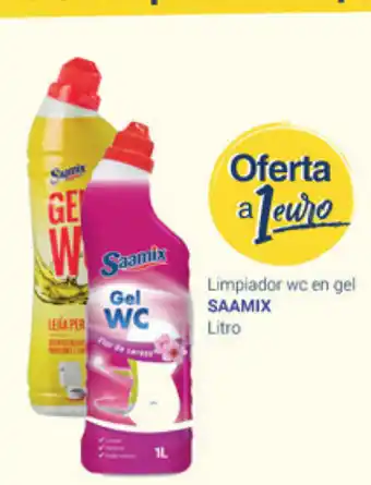 Supermercados Plaza Saamix Limpiador wc en gel Litro oferta