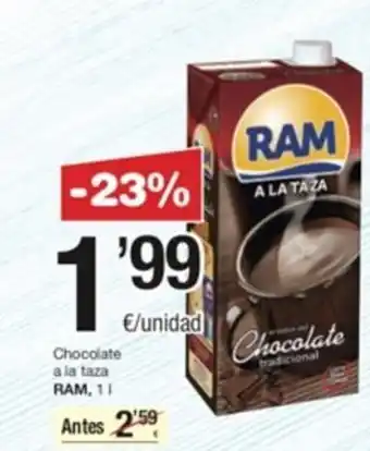 SPAR Chocolate a La Taza Ram 1 l oferta