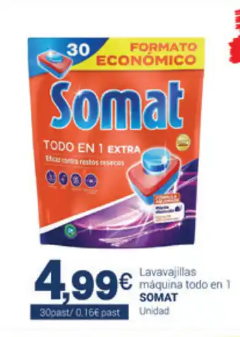 Supermercados Plaza Somat Lavavajillas máquina todo en 1 oferta
