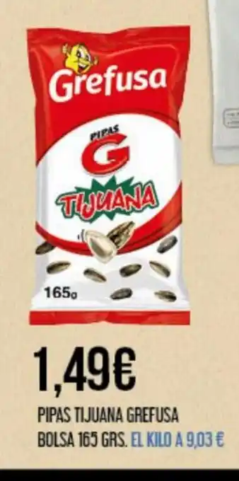 Claudio Pipas Tijuana Grefusa Bols 165 grs oferta