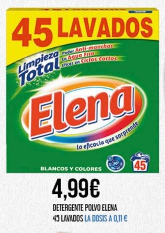 Claudio Detergente Polvo Elena 45 Lavados oferta