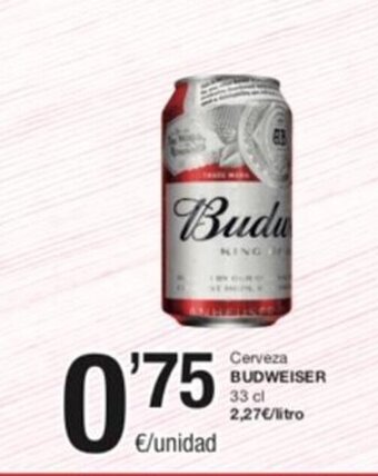 SPAR Cerveza Budweiser oferta