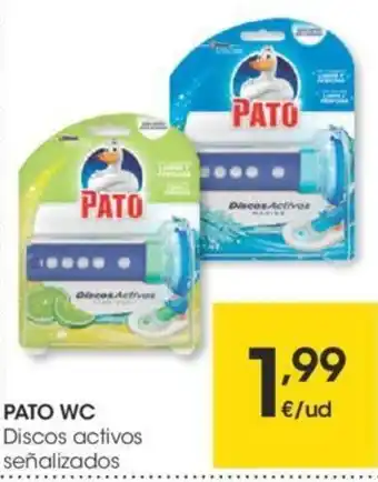 Eroski Pato WC Discos activos señalizados oferta