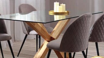 JYSK Mesa de comedor agerby + silla de comedor kokkedal oferta