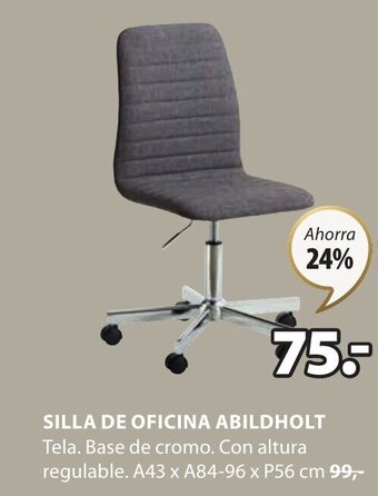 JYSK Silla de oficina abildholt oferta