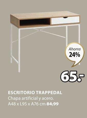 JYSK Escritorio trappedal oferta