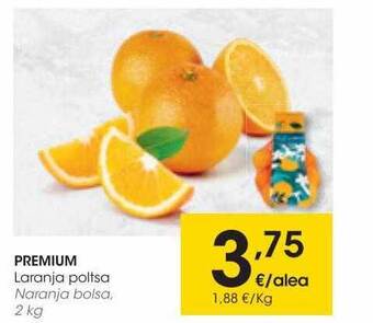 Eroski Premium naranja bolsa oferta