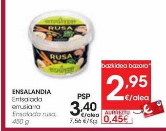 Eroski Ensalandia ensalada rusa oferta