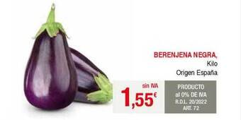 Masymas Berenjena negra oferta