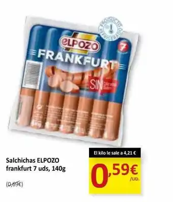 SPAR Salchichas elpozo frankfurt oferta