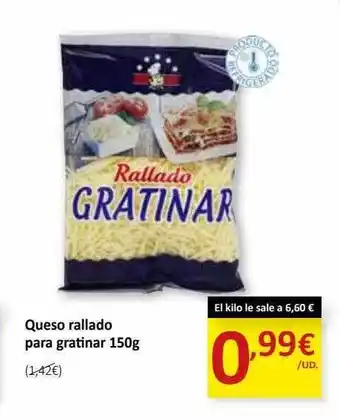 SPAR Queso rallado para gratinar oferta