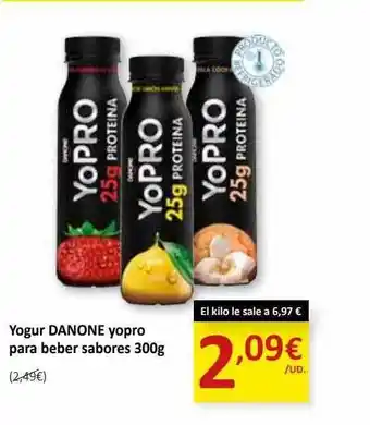 SPAR Yogur danone yopro para beber sabores oferta