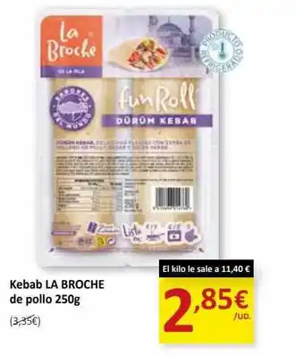SPAR Kebab la broche de pollo oferta