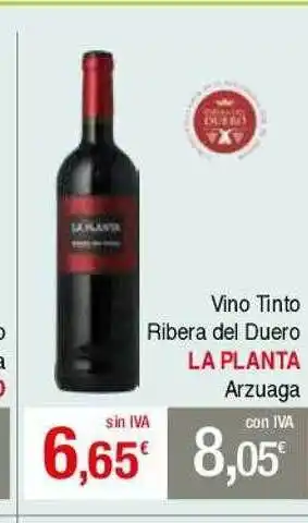 Masymas Vino tinto ribera del duero la planta oferta