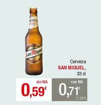 Masymas Cerveza san miguel oferta