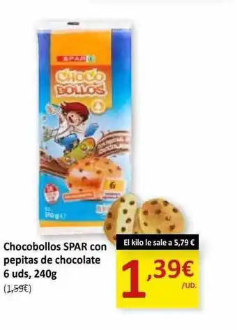 SPAR Chocobollos spar con pepitas de chocolate oferta