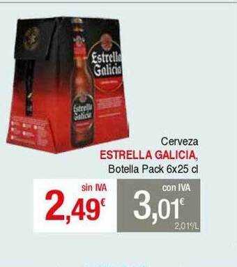 Masymas Cerveza estrella galicia oferta