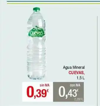 Masymas Agua mineral cuevas oferta