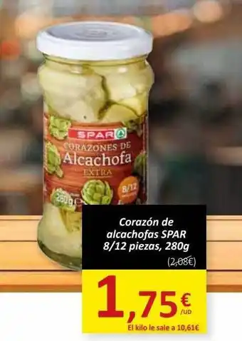 SPAR Corazón de alcachofas spar 8 12 piezas oferta