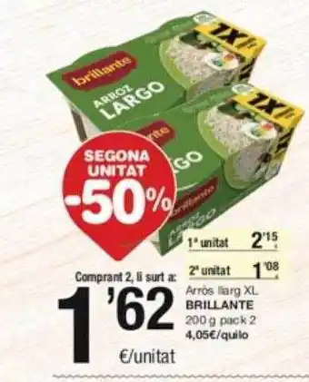 SPAR Fragadis Segona unitat -50% arròs llarg xl brillante oferta