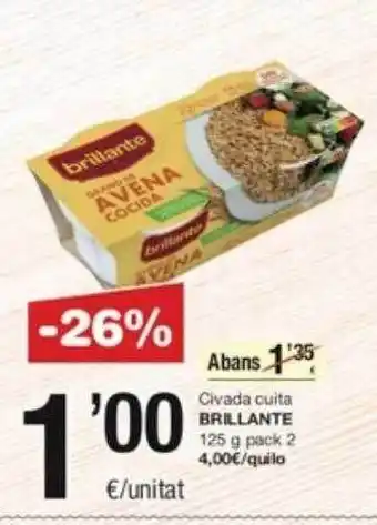 SPAR Fragadis Civada cuita brillante oferta
