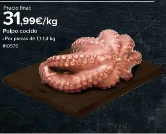 Costco Pulpo cocido oferta