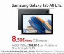 Vodafone Samsung galaxy tab samsung oferta