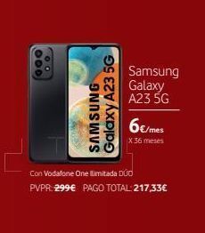 Vodafone Samsung galaxy samsung oferta