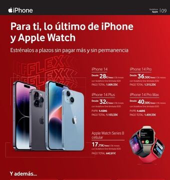 Vodafone Apple watch apple oferta