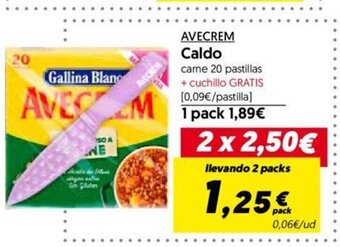 Hiper Usera Avecrem caldo oferta