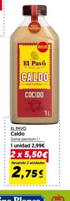 Hiper Usera El pavo caldo oferta