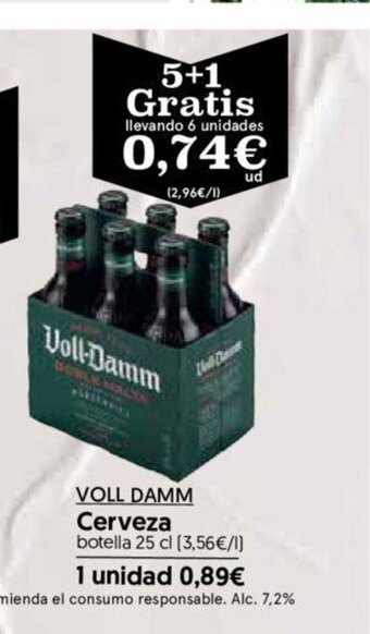 Hiper Usera Voll damm cerveza oferta