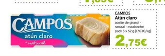 Hiper Usera Campos Atún claro oferta