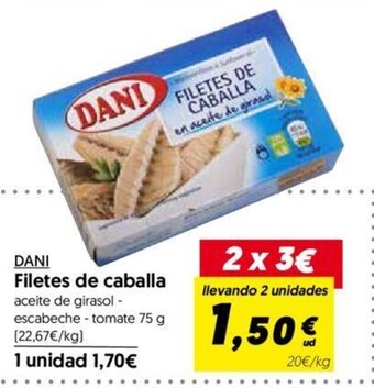 Dani filetes de caballa