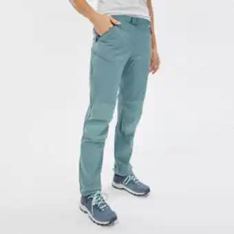 Decathlon Pantalón de montaña y trekking mujer quechua mh500 verde oferta