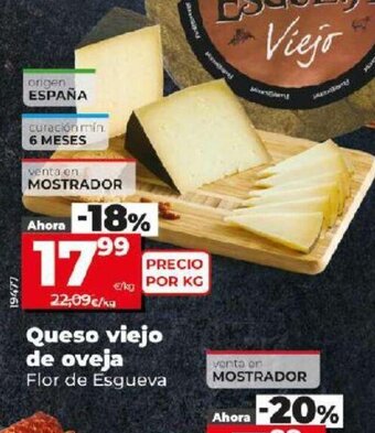 Dia Queso viejo de oveja oferta