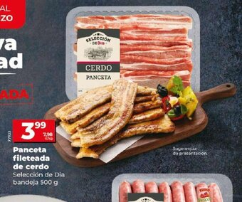 Dia Panceta fileteada de cerdo oferta