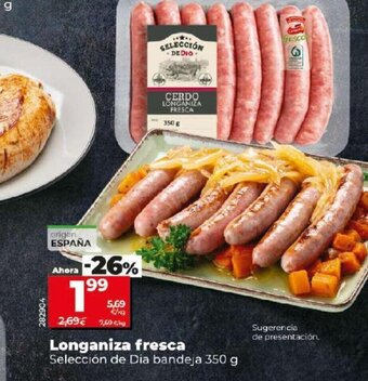 Dia Longaniza fresca oferta