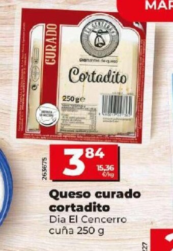 Dia Queso curado cortadito oferta