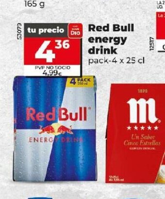 Dia Red bull energy drink oferta