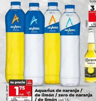 Dia Aquarius de naranja/de imon zero de naranja de limon oferta